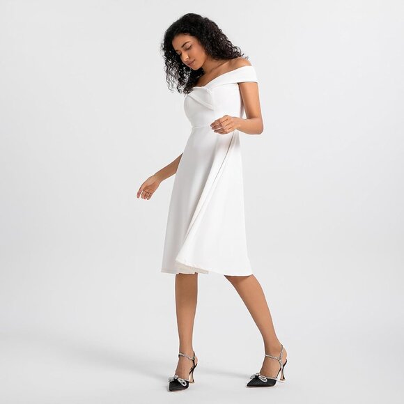 Women's Satinblack Closed Toe Rhinestone Wedding Low Slingback Clear Kitten Heel - Picture 4 of 9